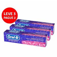 CREME DENTAL ORAL-B 3D WHITE PAGUE 2 E LEVE 3 UNIDADES 70G - 2