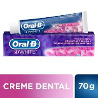 CREME DENTAL ORAL-B 3D WHITE PAGUE 2 E LEVE 3 UNIDADES 70G - 3