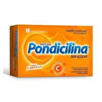 Pondicilina Vitamina C 12 Pastilhas sem Açúcar Sabor Laranja - 2