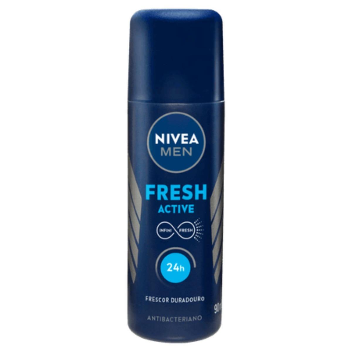 Nivea Desodorante Spray For Men Fresh Active 90ml - 1