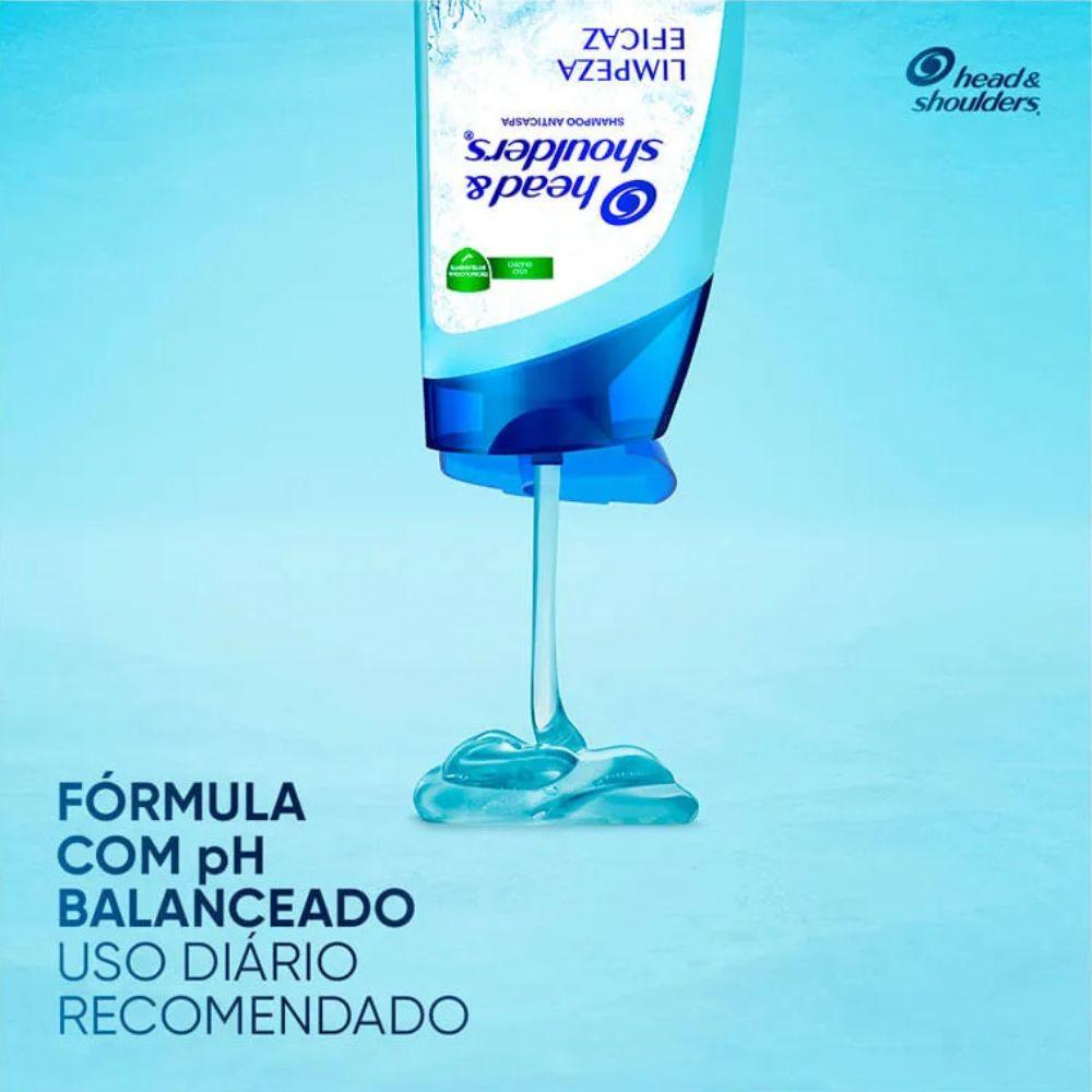 Head&Shoulders Shampoo Anticaspa Limpeza Eficaz 200ml - 5