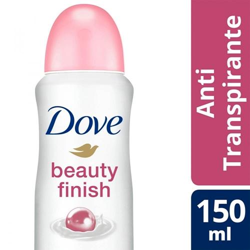 DESODORANTE ANTITRANSPIRANTE AEROSOL DOVE BEAUTY FINISH 150ML - 2