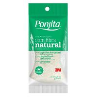 ESPONJA PONJITA BANHO 3M COM FIBRA NATURAL DUPLA FACE – 1 UNIDADE - 1