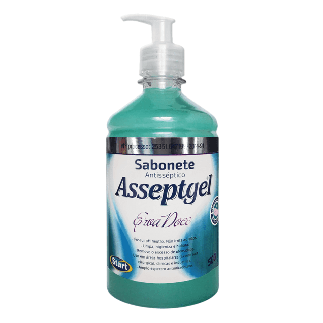 SABONETE ASSEPTGEL ANTISSÉPTICO 500ML - 1