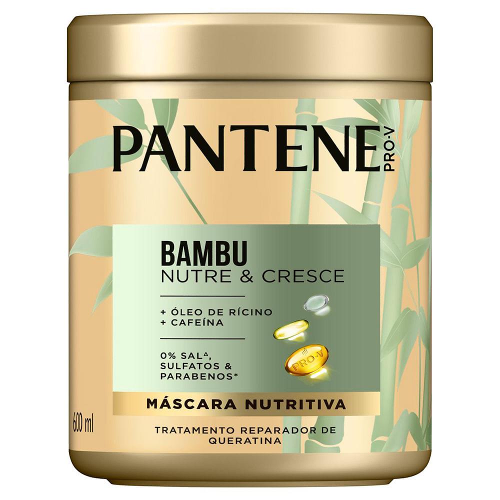 PANTENE BAMBU NUTRIÇÃO E CRESCIMENTO MÁSCARA DE TRATAMENTO  600ML - 1