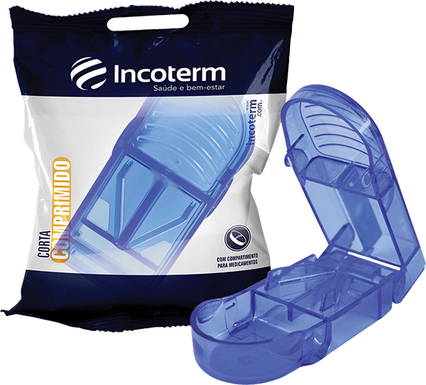 CORTADOR DE COMPRIMIDOS INCOTERM AZUL - 1