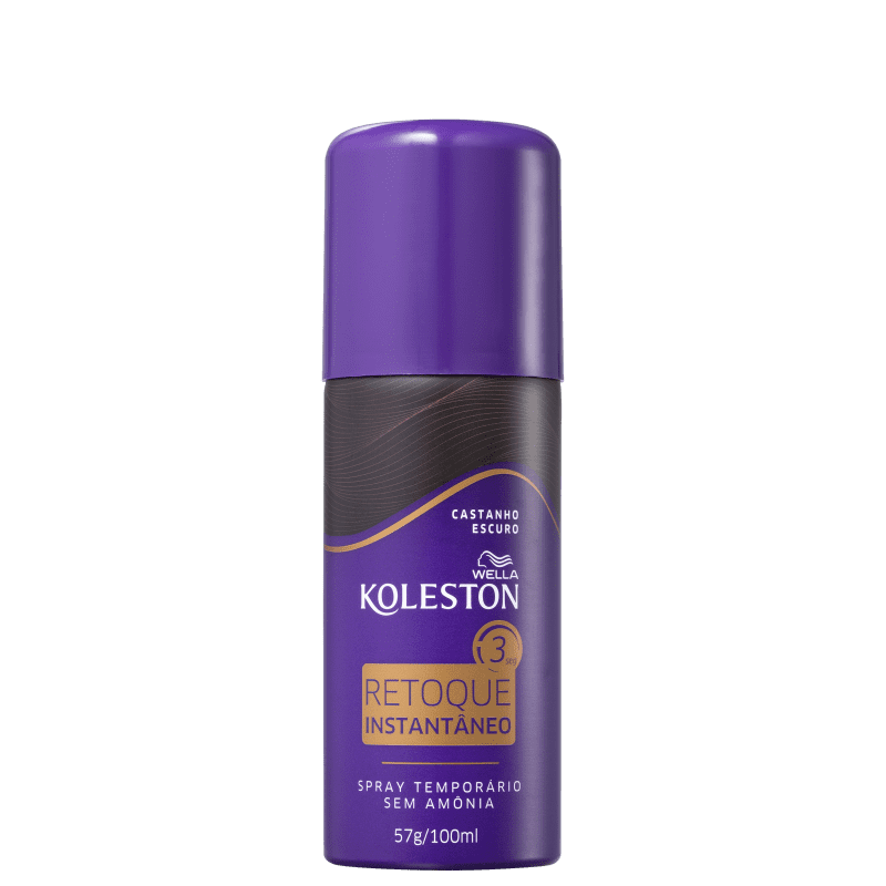 RETOQUE INSTANTÂNEO KOLESTON CASTANHO ESCURO SPRAY 100ML - 1