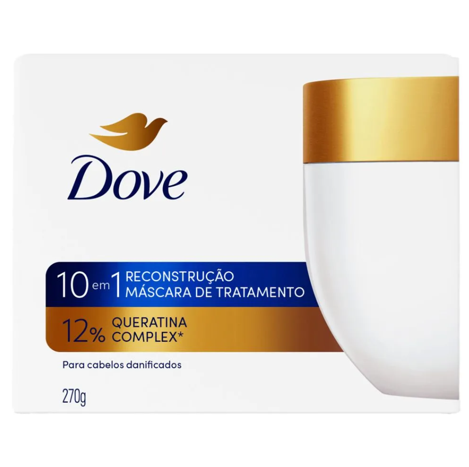 Máscara de Tratamento Reconstrução Dove 10 em 1 com 270g - 3