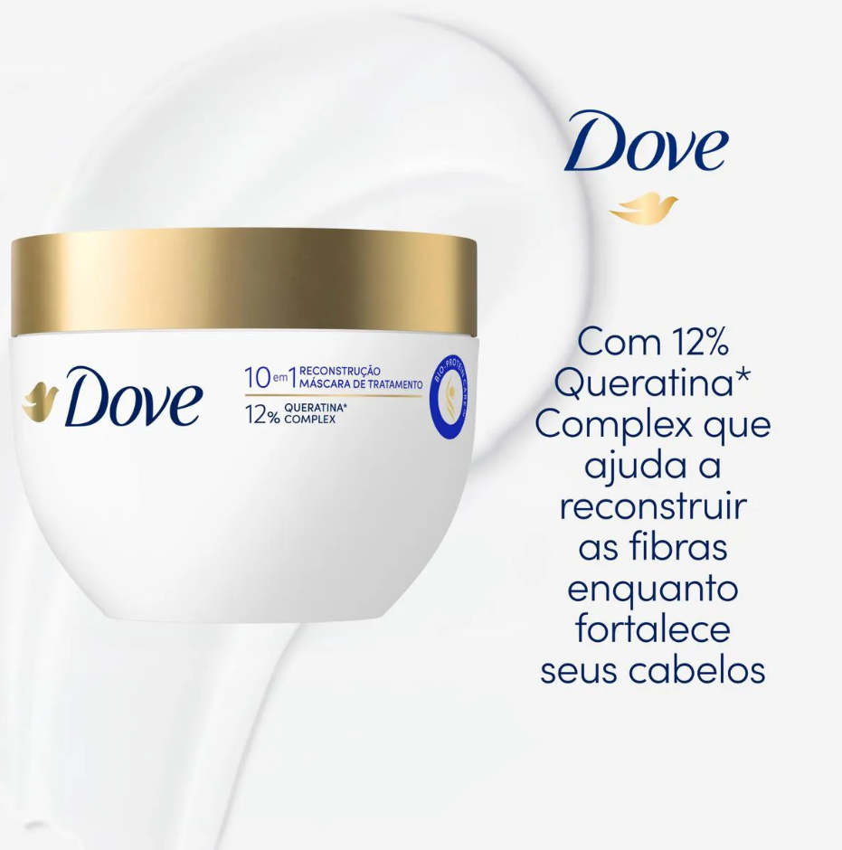 Máscara de Tratamento Reconstrução Dove 10 em 1 com 270g - 5