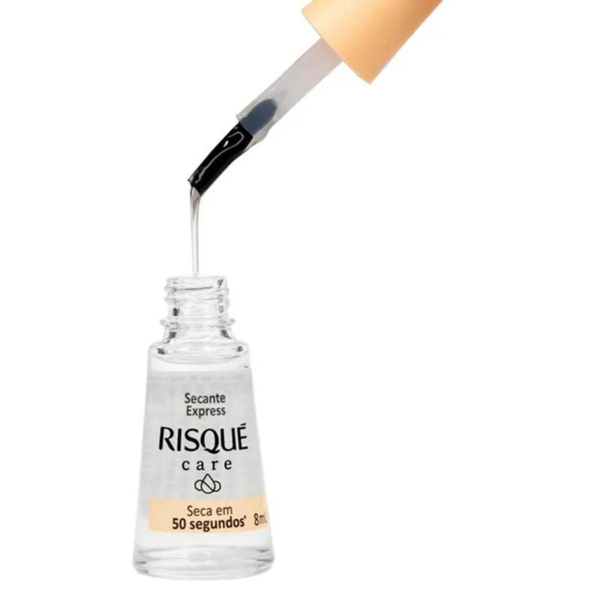 Risqué Esmalte Com Care Secante Express 8ml - 2