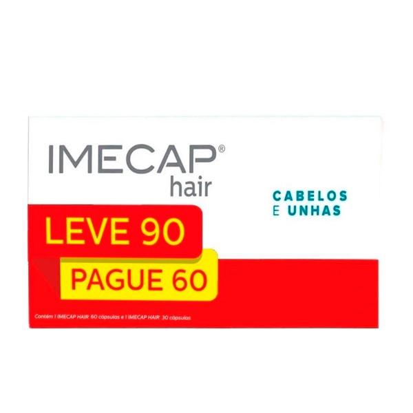 Imecap Hair Cabelos e Unhas Kit Leve 90 Pague 60 Cápsulas - 1