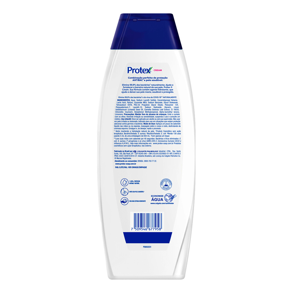 Sabonete Líquido Protex Cream 650ml - 3
