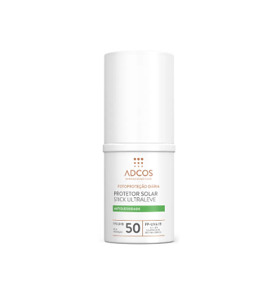 Protetor Solar Facial Adcos Stick Ultraleve FPS50 Peach 15g