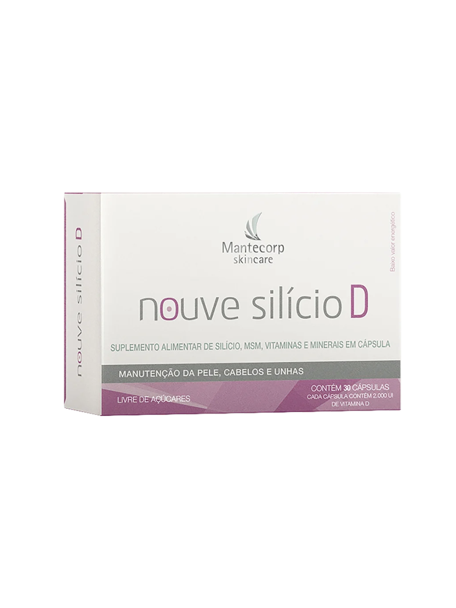 Suplemento Alimentar Nouve Silício D Cabelo Pele e Unha 30 Cápsulas - 1