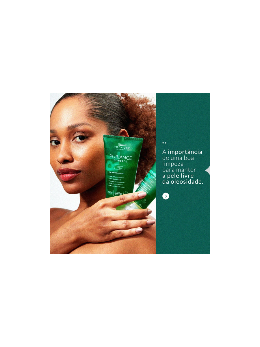 Limpeza Facial Puriance Control 60ml Profuse 60ml - 4