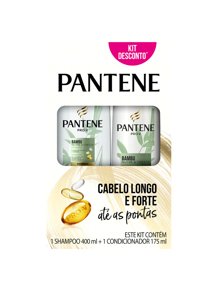 Kit Pantene Bambu Shampoo 400ml + Condicionador 175ml - 1