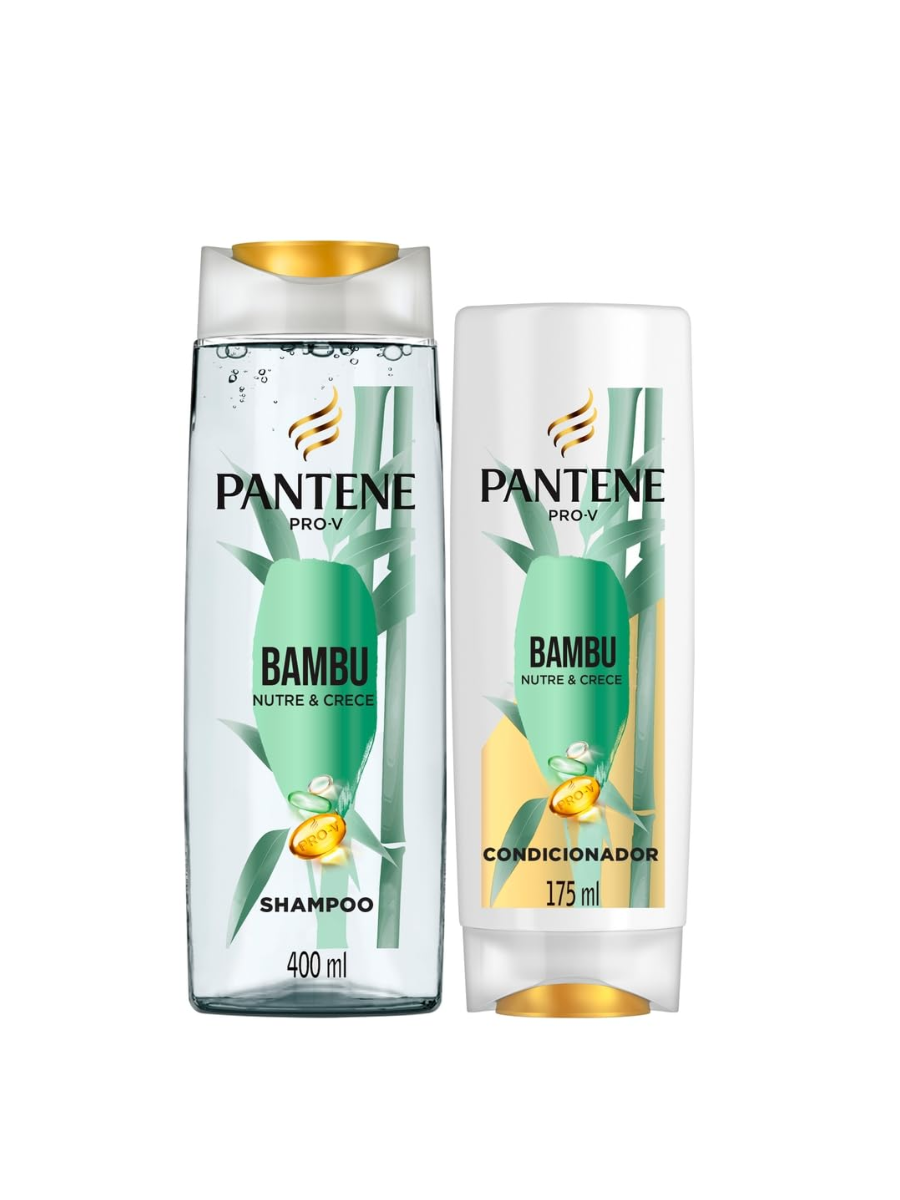 Kit Pantene Bambu Shampoo 400ml + Condicionador 175ml - 2