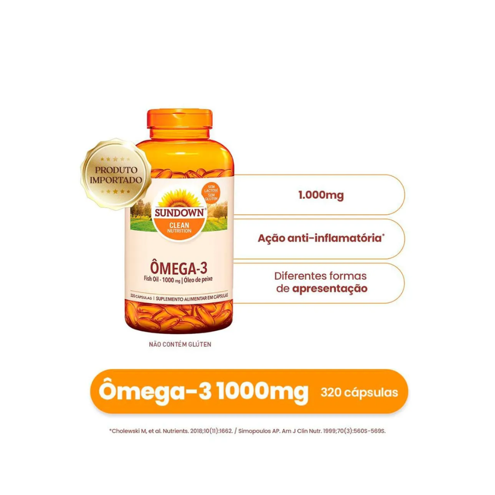 Suplemento Alimentar Sundown Ômega 3 1.000mg - 320 Cápsulas - 2