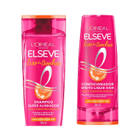 Kit Elseve Shampoo 375ml + Condicionador 170ml Liso dos Sonhos - 2