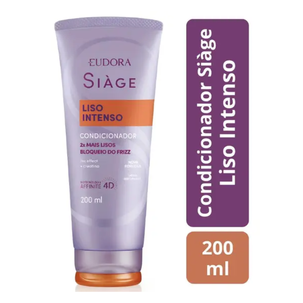 Condicionador Eudora Siàge liso Intenso 200ml - 2
