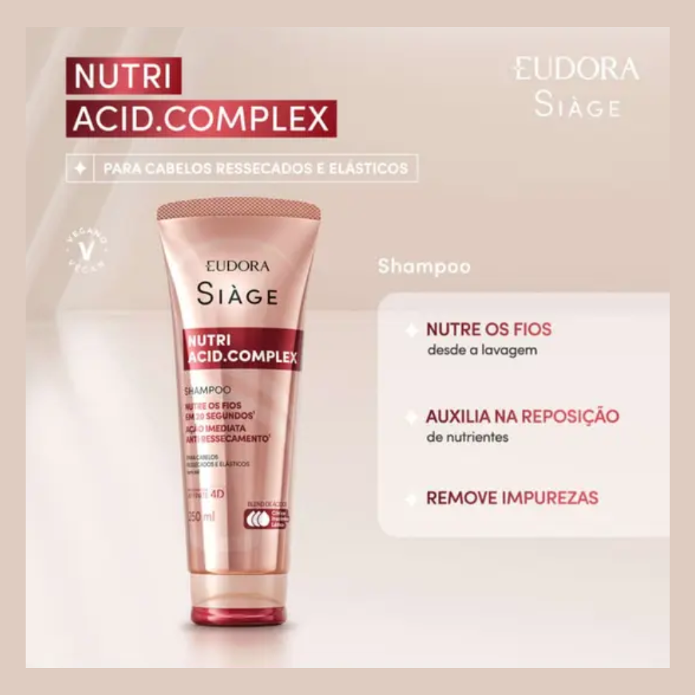 Shampoo Siàge Nutri Acid.Complex 250ml - 3