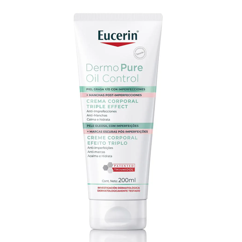 Creme Corporal Eucerin Dermo Pure Oil Control Efeito Triplo 200ml - 1