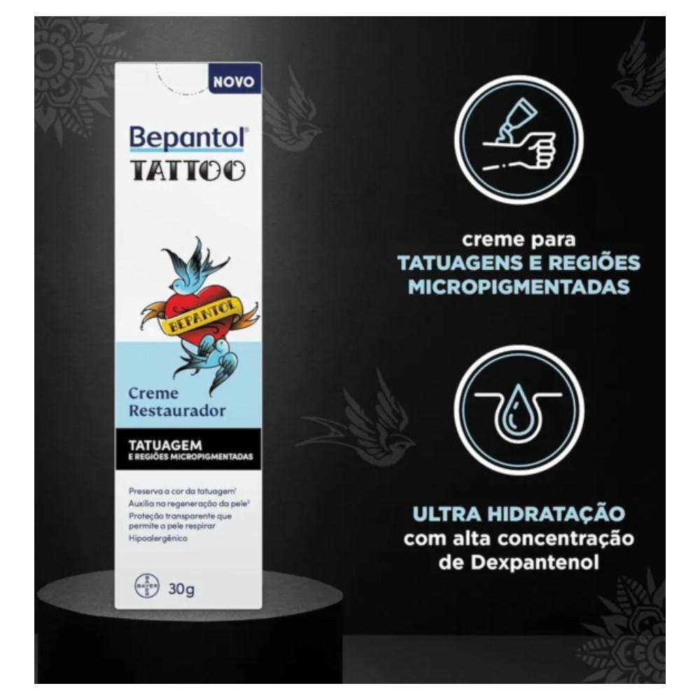 Creme Restaurador Bepantol Tattoo 30g - 2