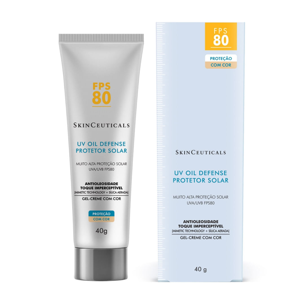 Protetor Solar Skinceuticals Uv Oil Defense Com Cor  FPS 80  40g - 2