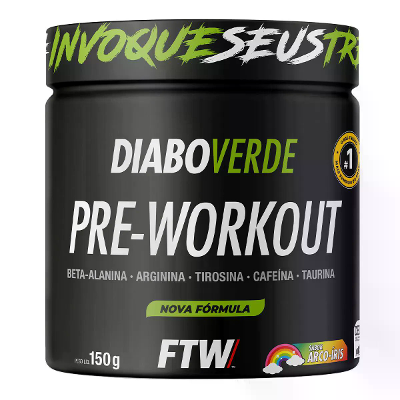 Pré-treino Diabo Verde Arco-íris 150g