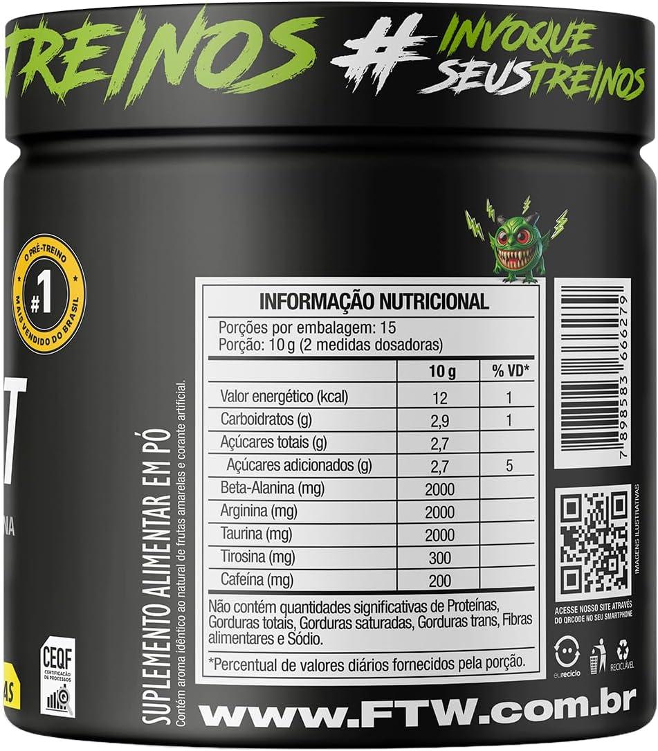 Pré-Treino Diabo Verde Frutas Amarelas 150g - 3
