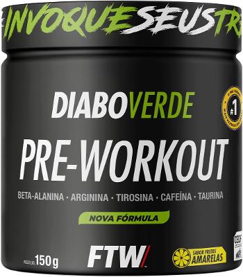 Pré-Treino Diabo Verde Frutas Amarelas 150g