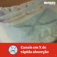 Fralda Infantil Huggies Tripla Proteção XG 66 unidades