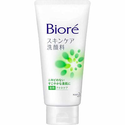 Sabonete de Limpeza Facial Bioré Skincare Facial Wash Acne Care 130g