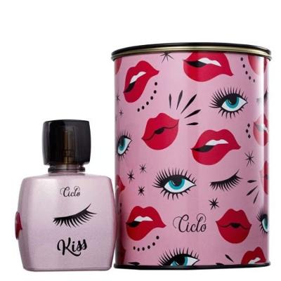 Kiss Lata Ciclo Cosméticos Perfume Feminino - Deo Colônia 100ml
