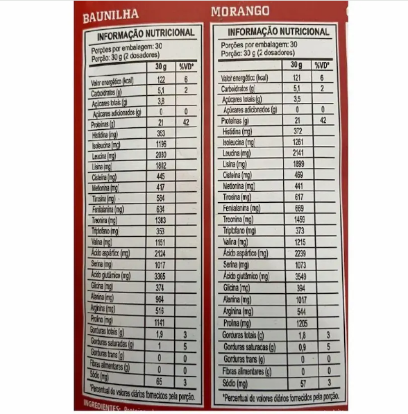 Whey 100% Refil 900g Baunilha – Integralmédica - 2