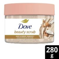 SABONETE ESFOLIANTE COCO & AÇUCAR MASCAVO DOVE BEAUTY SCRUB POTE 280G - 3