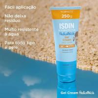 Protetor Solar Infantil ISDIN Pediatrics Gel Cream Wet Skin FPS 50 – 250g - 3