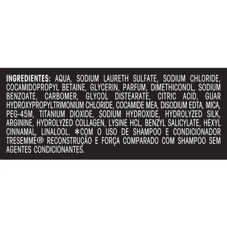SHAMPOO TRESEMMÉ RECONSTRUÇÃO E FORÇA 400ML - 4
