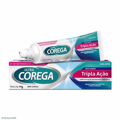 Ultra Corega Creme Fixador Sem Sabor 40 g