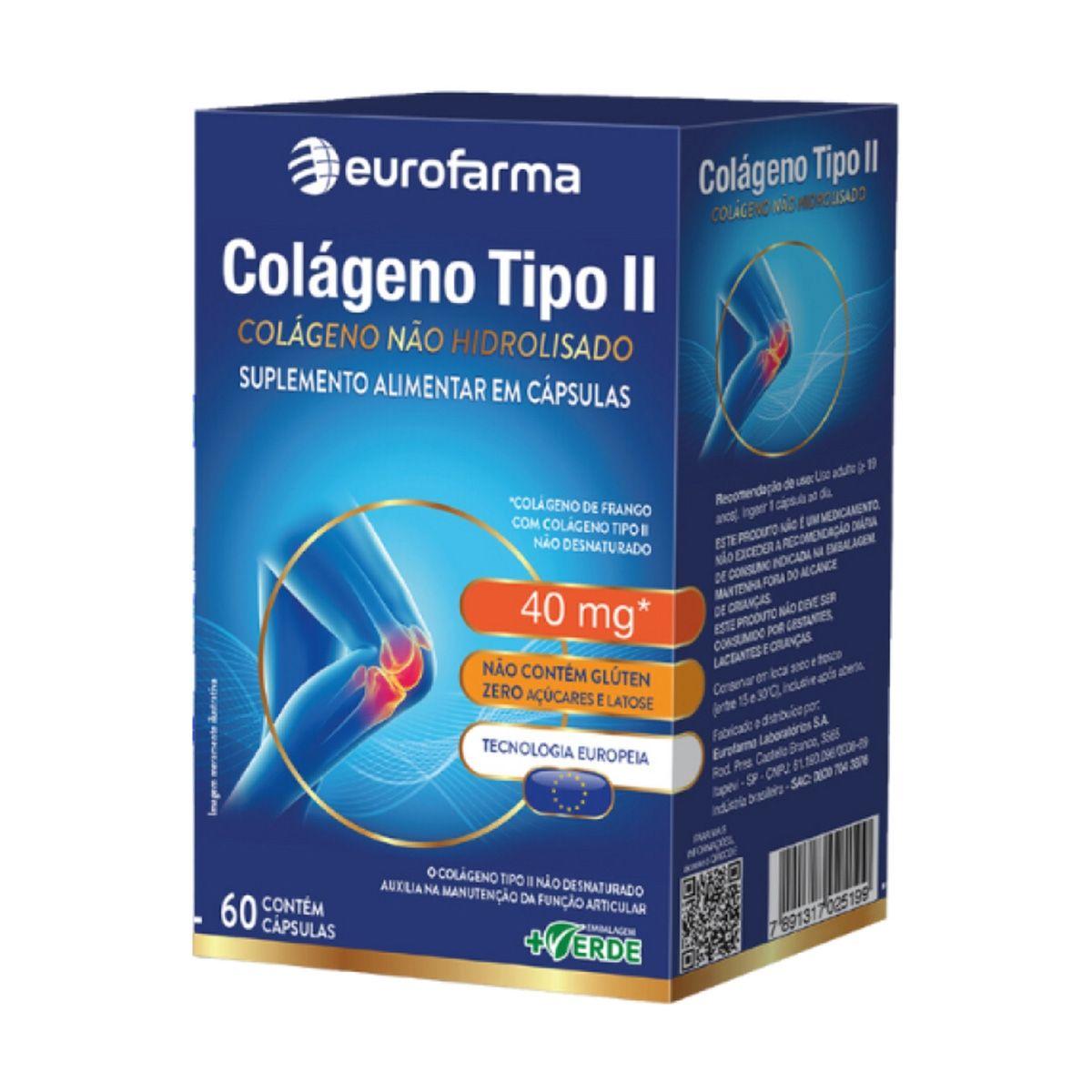 Colágeno Tipo II - 60 cápsulas - 1