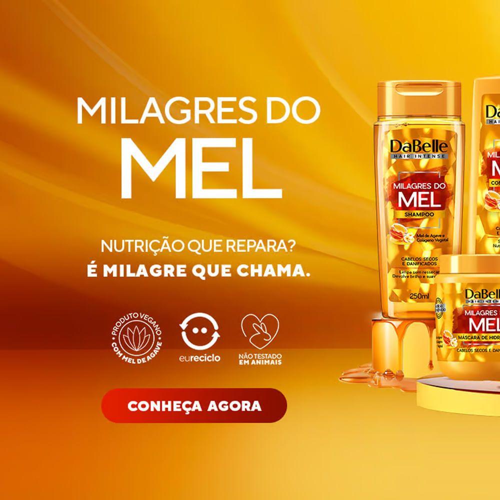 Dabelle Kit Shampoo e Condicionador  250ml+175ml Milagres do Mel - 6