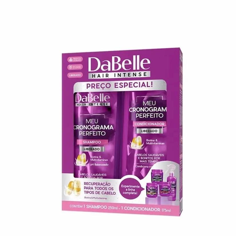 DABELLE KIT SHAMPOO 250ML +CONDICIONADOR CRONOGRAMA PERFEITO - 1