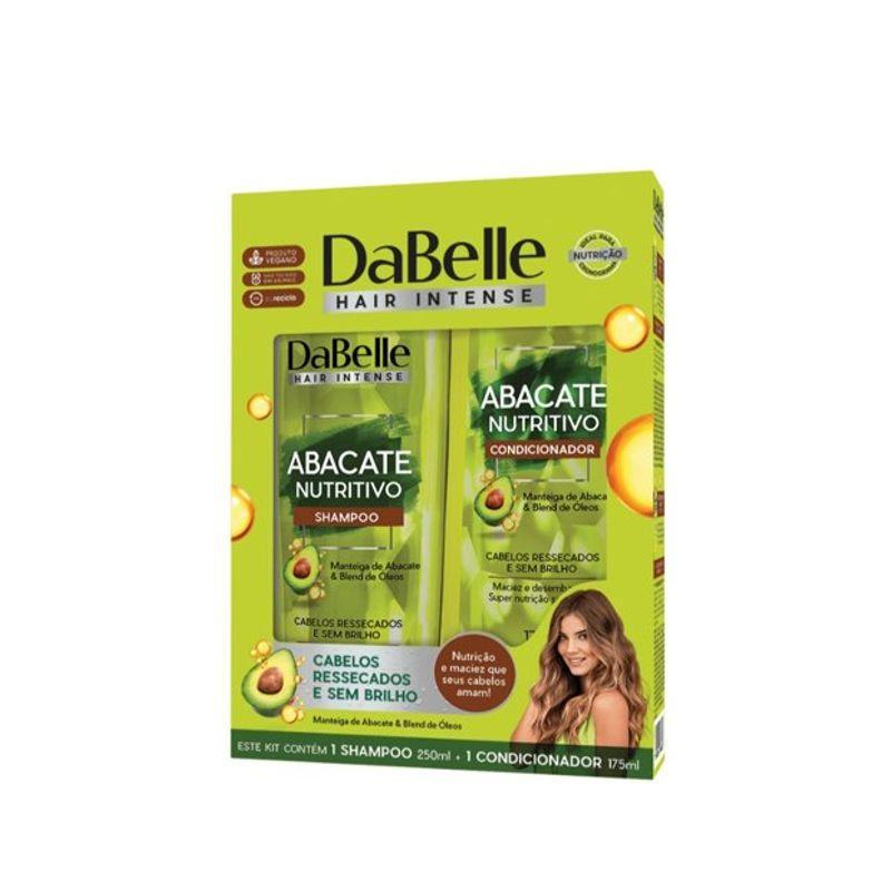 Dabelle Kit Shampoo e Condicionador 250ml + 175ml Abacate Nutritivo - 1