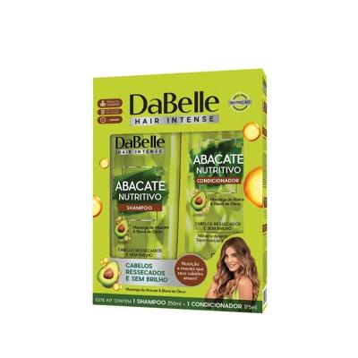 Dabelle Kit Shampoo e Condicionador 250ml + 175ml Abacate Nutritivo