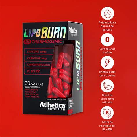 Lipo Burn HD Thermogenic 60 cápsulas Atlhetica Nutrition - 4