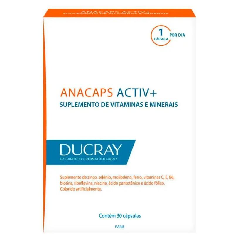 Anacaps Activ+ Cabelos e Unhas 30 cápsulas - 1