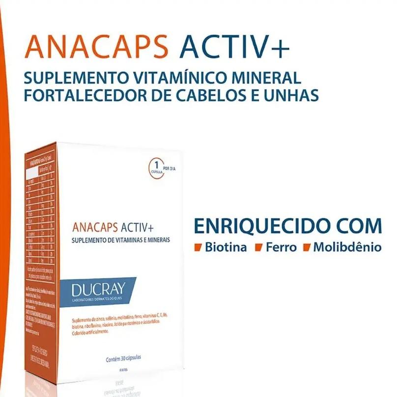 Anacaps Activ+ Cabelos e Unhas 30 cápsulas - 2