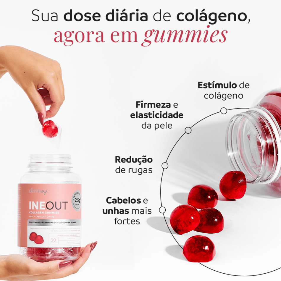 Dermage Ineout Suplemento de Colágeno 30 Gomas - 5