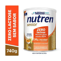 Nutren Senior Zero Lactose - Sem Sabor  740 g - 2
