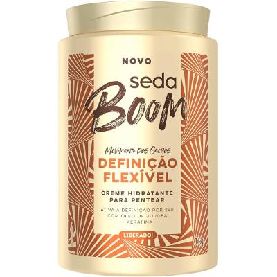 Creme De Pentear Seda Boom 1KG Definição Flexivel Hidratação